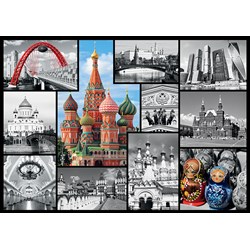 Trefl (10380) - "Moscow Collage" - 1000 pezzi