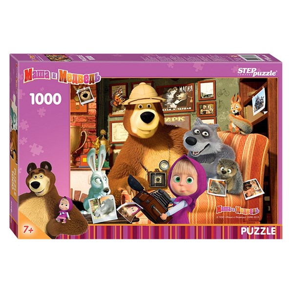Step Puzzle (79605) - "Masha and the Bear" - 1000 pezzi