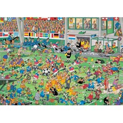 Jumbo (19004) - Jan van Haasteren: "Football 3 in 1" - 500 750 1000 pezzi