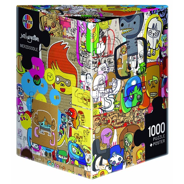 Heye (29490) - Jon Burgerman: "Merzdoodle" - 1000 pezzi