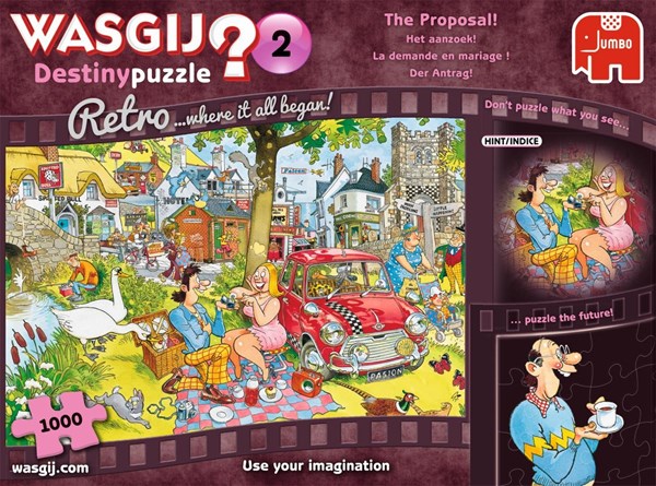 Jumbo (19155) - "Wasgij Destiny Retro 2, The Proposal" - 1000 pezzi