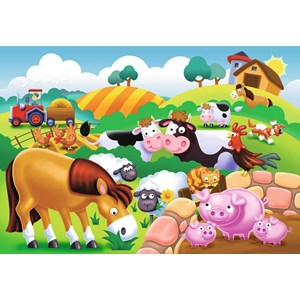 Ravensburger (56095) - "Dear Farm Animals" - 12 pezzi