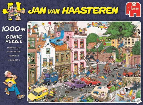 Jumbo (19069) - Jan van Haasteren: "Friday the 13th" - 1000 pezzi