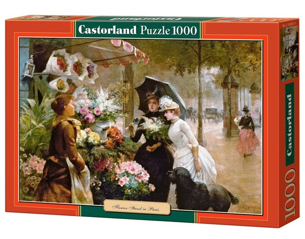 Castorland (C-102921) - "Flower Stand In Paris" - 1000 pezzi
