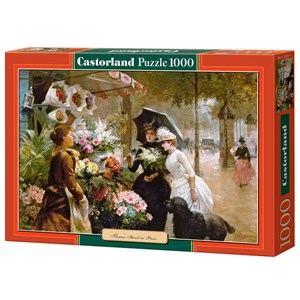 Castorland (C-102921) - "Flower Stand In Paris" - 1000 pezzi