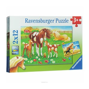 Ravensburger (07561) - "Horses" - 12 pezzi