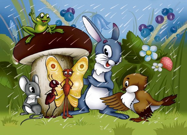 Castorland (B-PU06291) - "The little mushroom house, Gribok-Teremok" - 60 pezzi