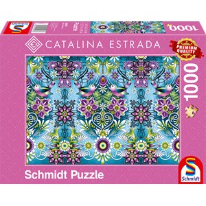 Schmidt Spiele (59587) - Catalina Estrada: "Blue Sparrow" - 1000 pezzi