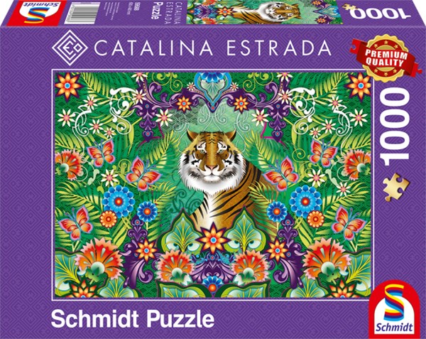 Schmidt Spiele (59588) - Catalina Estrada: "Bengal Tiger" - 1000 pezzi