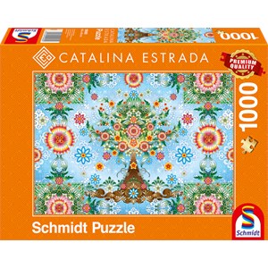 Schmidt Spiele (59589) - Catalina Estrada: "Colorful Tree" - 1000 pezzi
