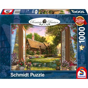 Schmidt Spiele (59591) - Dominic Davison: "View of the Cottage" - 1000 pezzi