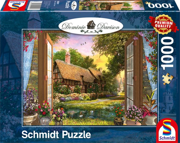 Schmidt Spiele (59591) - Dominic Davison: "View of the Cottage" - 1000 pezzi