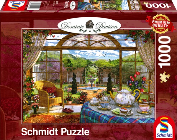 Schmidt Spiele (59593) - Dominic Davison: "View from the Conservatory" - 1000 pezzi