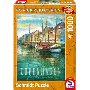 Schmidt Spiele (59583) - Patrick Reid O’Brien: "Copenhagen" - 1000 pezzi