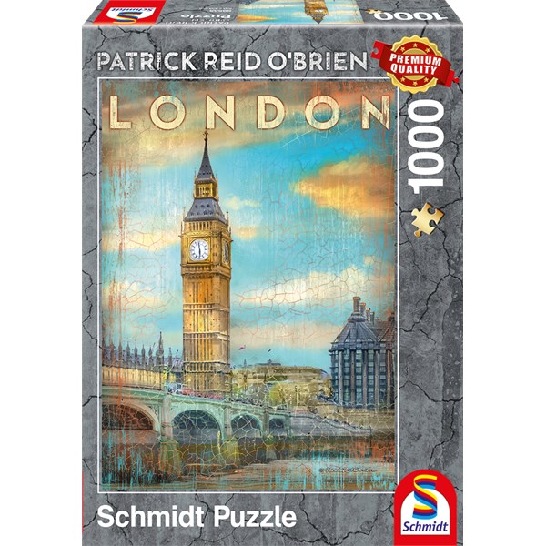 Schmidt Spiele (59585) - Patrick Reid O’Brien: "London" - 1000 pezzi