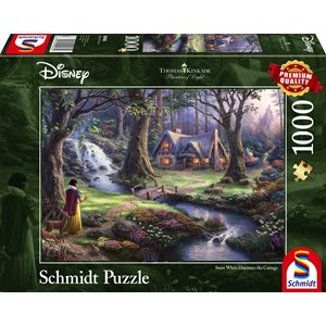 Schmidt Spiele (59485) - Thomas Kinkade: "Snow White" - 1000 pezzi