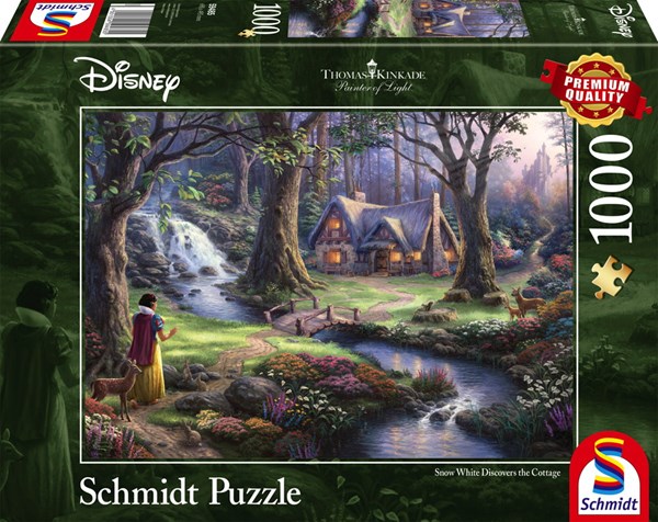 Schmidt Spiele (59485) - Thomas Kinkade: "Snow White" - 1000 pezzi