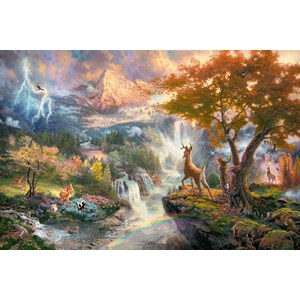 Schmidt Spiele (59486) - Thomas Kinkade: "Bambi" - 1000 pezzi