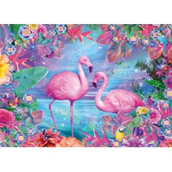 Schmidt Spiele (58342) - "Flamingos" - 500 pezzi