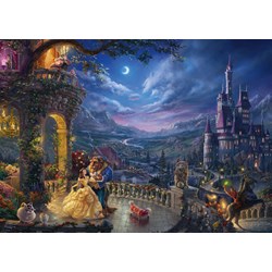 Schmidt Spiele (59484) - Thomas Kinkade: "Beauty and the Beast" - 1000 pezzi