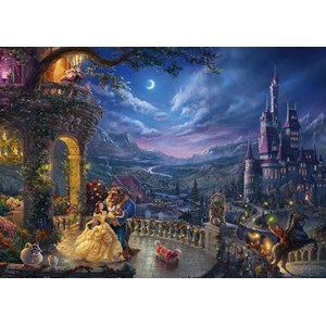 Schmidt Spiele (59484) - Thomas Kinkade: "Beauty and the Beast" - 1000 pezzi