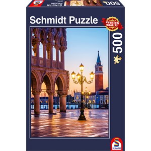 Schmidt Spiele (58320) - "An Evening at the Pizzetta, Venice" - 500 pezzi