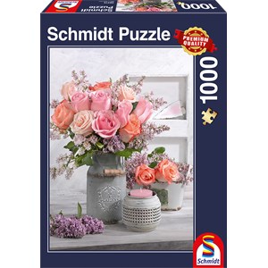 Schmidt Spiele (58314) - "Rustic Roses" - 1000 pezzi