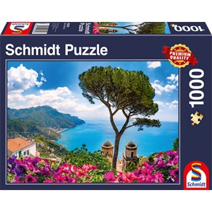 Schmidt Spiele (58329) - "View over the Amalfi Coast" - 1000 pezzi