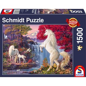 Schmidt Spiele (58312) - "Triumph of The Unicorns" - 1500 pezzi