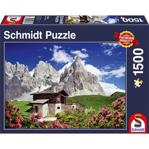 Schmidt Spiele (58323) - "Segantini Hut Dolomites" - 1500 pezzi