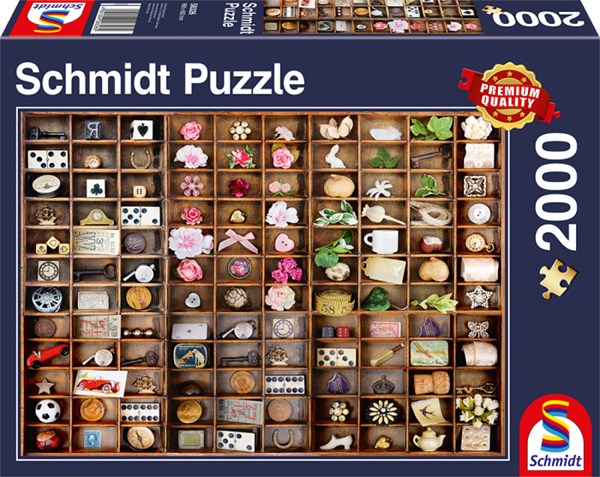 Schmidt Spiele (58326) - "Miniature Treasures" - 2000 pezzi