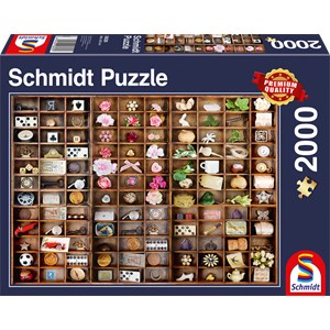 Schmidt Spiele (58326) - "Miniature Treasures" - 2000 pezzi