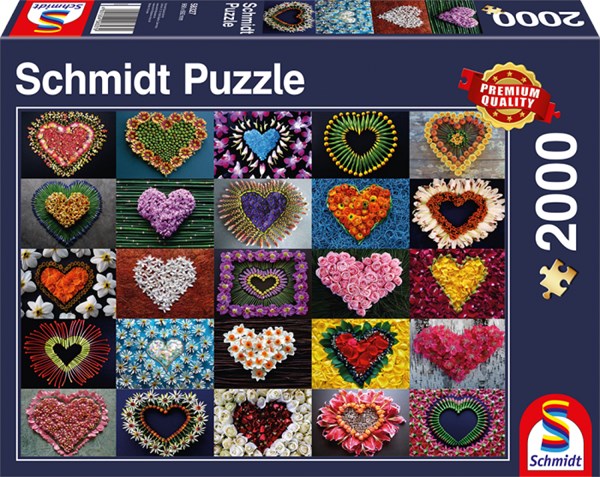 Schmidt Spiele (58327) - "Hearts for Madalene" - 2000 pezzi
