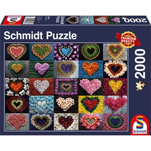 Schmidt Spiele (58327) - "Hearts for Madalene" - 2000 pezzi