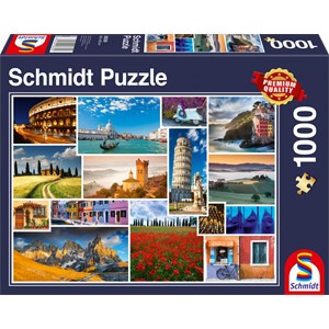 Schmidt Spiele (58339) - "Have a Holiday in Italy" - 1000 pezzi