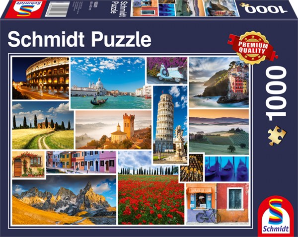 Schmidt Spiele (58339) - "Have a Holiday in Italy" - 1000 pezzi
