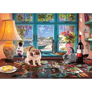 Schmidt Spiele (58344) - "At the Table" - 1000 pezzi