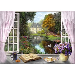 Schmidt Spiele (59590) - Dominic Davison: "View of the Castle Gardens" - 1000 pezzi