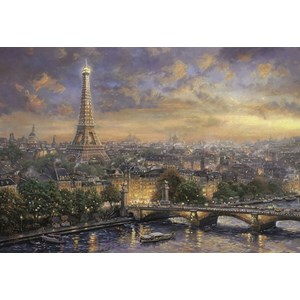 Schmidt Spiele (58470) - Thomas Kinkade: "Paris City of Love" - 1000 pezzi