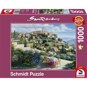 Schmidt Spiele (59483) - Sam Park: "St. Paul De Vence" - 1000 pezzi