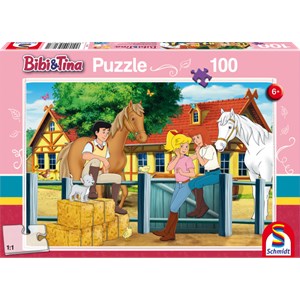 Schmidt Spiele (56187) - "Bibi and Tina" - 100 pezzi