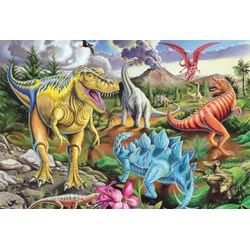 Schmidt Spiele (56916) - "Dinosaurs" - 100 pezzi