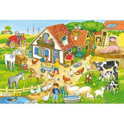 Schmidt Spiele (56917) - "Farmyard" - 60 pezzi