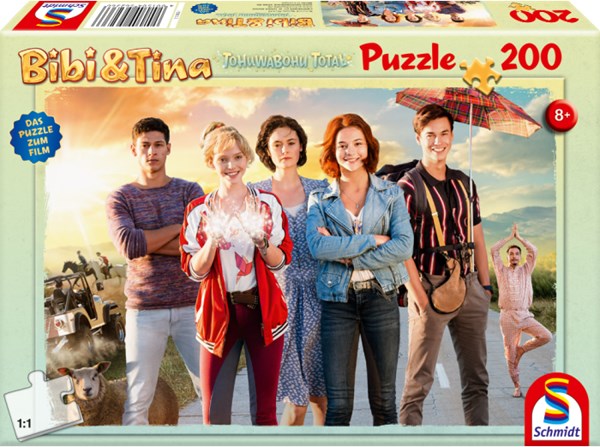 Schmidt Spiele (56236) - "Bibi and Tina, Tohuwabohu Total" - 200 pezzi