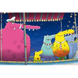 Schmidt Spiele (56226) - "On the road with Molly Monster" - 24 pezzi