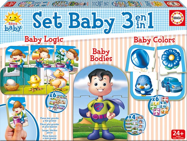 Educa (17058) - "Set Baby 3 in 1" - 4 6 pezzi