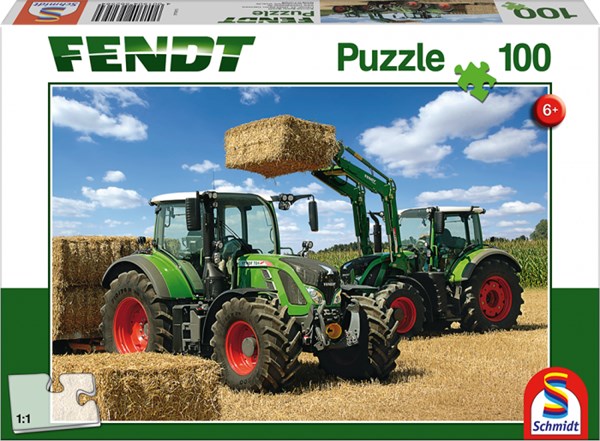 Schmidt Spiele (56256) - "Fendt 716 Vario with Frontlader Cargo 4x85" - 100 pezzi