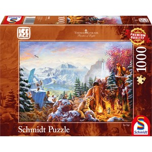 Schmidt Spiele (59481) - Thomas Kinkade: "Ice Age" - 1000 pezzi
