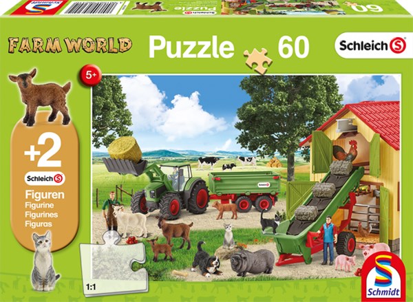 Schmidt Spiele (56241) - "Hay Entrance on the Farm" - 60 pezzi