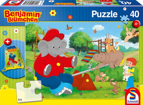 Schmidt Spiele (56262) - "Benjamin the Elephant" - 40 pezzi